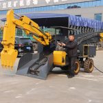 Wheel Mucking Loader For Coal Mine Shante ZWY-80/22T
