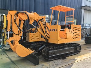 The workflow of the roadway repair machine used... The workflow of the roadway repair machine used...